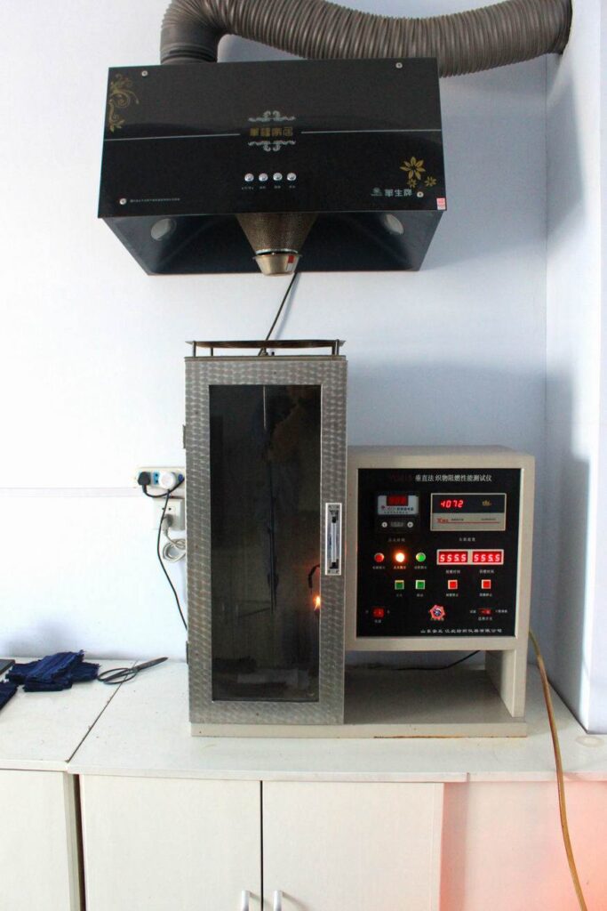 Vertical Flame Testing Machine