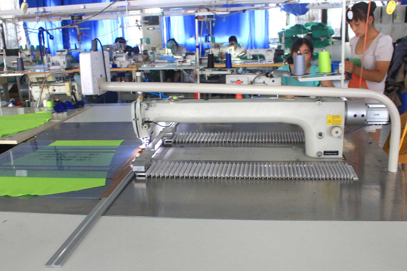 automatic template sewing machine