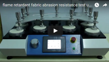 flame retardant fabric abrasion resistance test