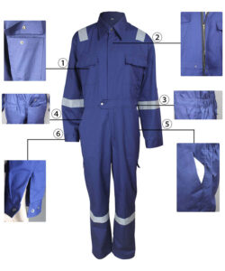 Blue Arc Preventive Coveralls details