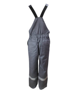 Gray Anti Chemical Liquid Bib Pants back