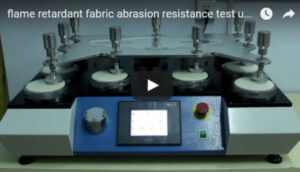 flame retardant fabric abrasion resistance test