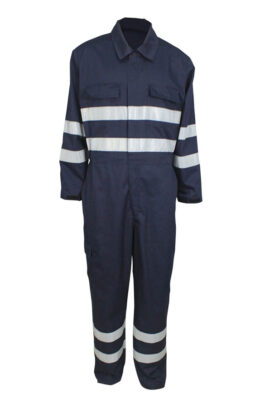 Blue Aramid IIIA Antistatic Fireproof Welding Coverall