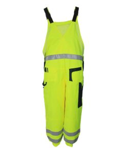 Fluorescent Yellow Bib Pants Back