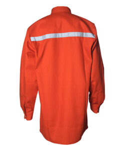 cotton polyester flame retardant shirt back