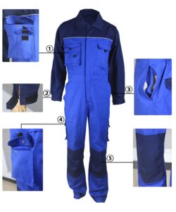 flame retardant antistatic anti oil covearlls details
