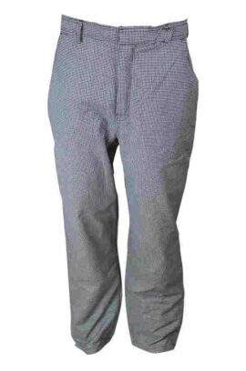 grey grid anti static pants