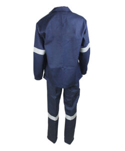 navy blue ARC anti-static suits back