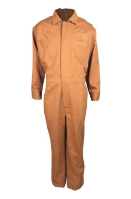 water and oil repellent coveralls
