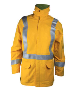 Yellow Arc Poof Jacket