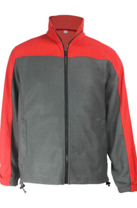 red grey fleece fire resistant jacket