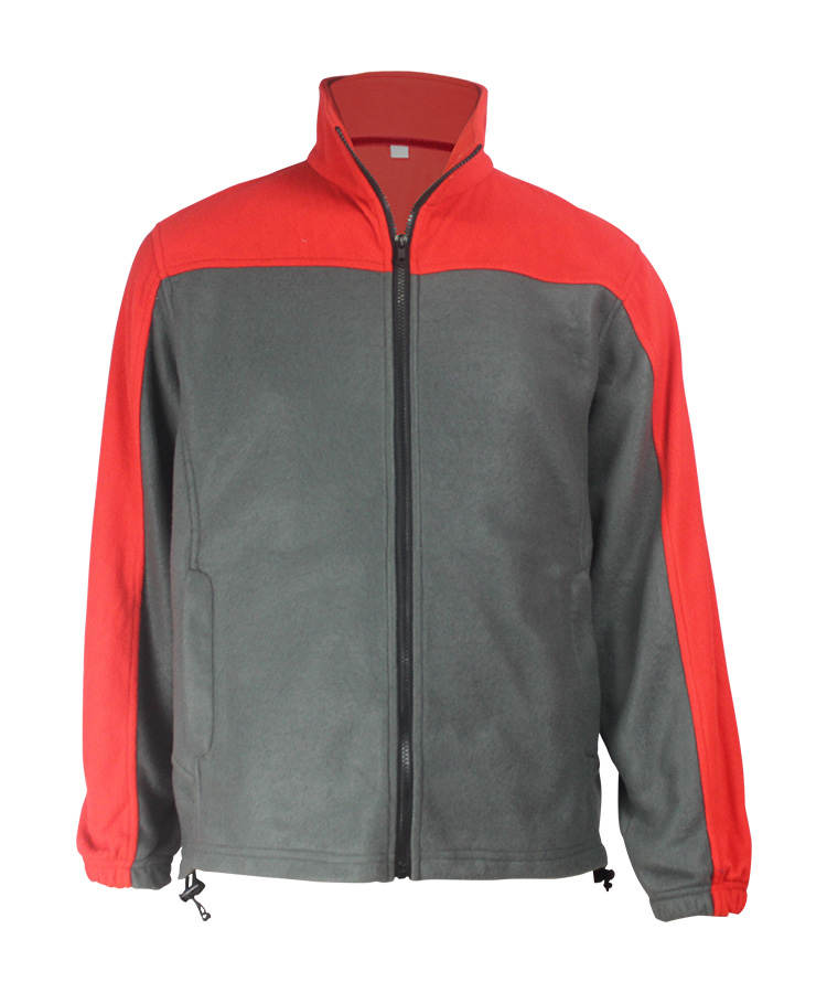 red grey fleece fire resistant jacket