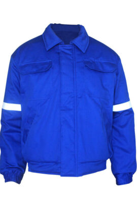 royal blue winter flame resistant jacket