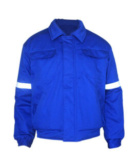royal blue winter flame resistant jacket