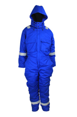 royal blue flame resistant coverall