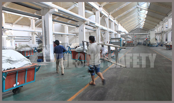 Near the Flood, Yulong Textile factory Perform Safety Investigation Work