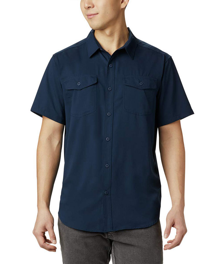 CVC Cotton Short Sleeve Work Uniform Shirt for Men In Stock - YULONG SAFETY